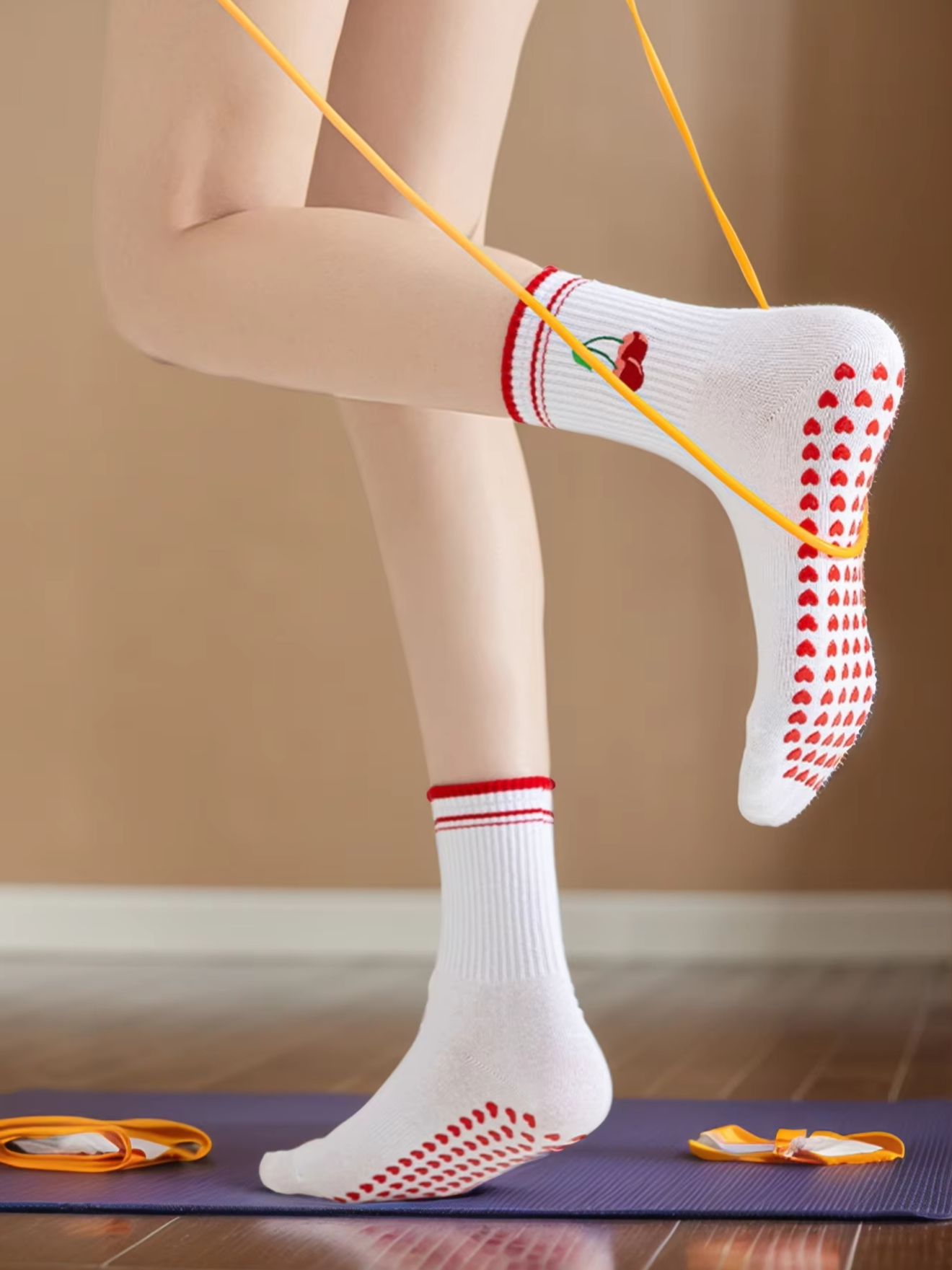 Medias Para Pilates Y Yoga - 1 Paio di Calzini Professionali per